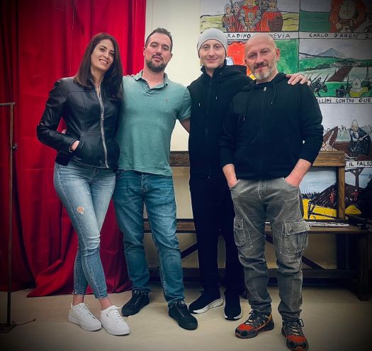 The cast of our Italian Puppet Opera, San Nicola